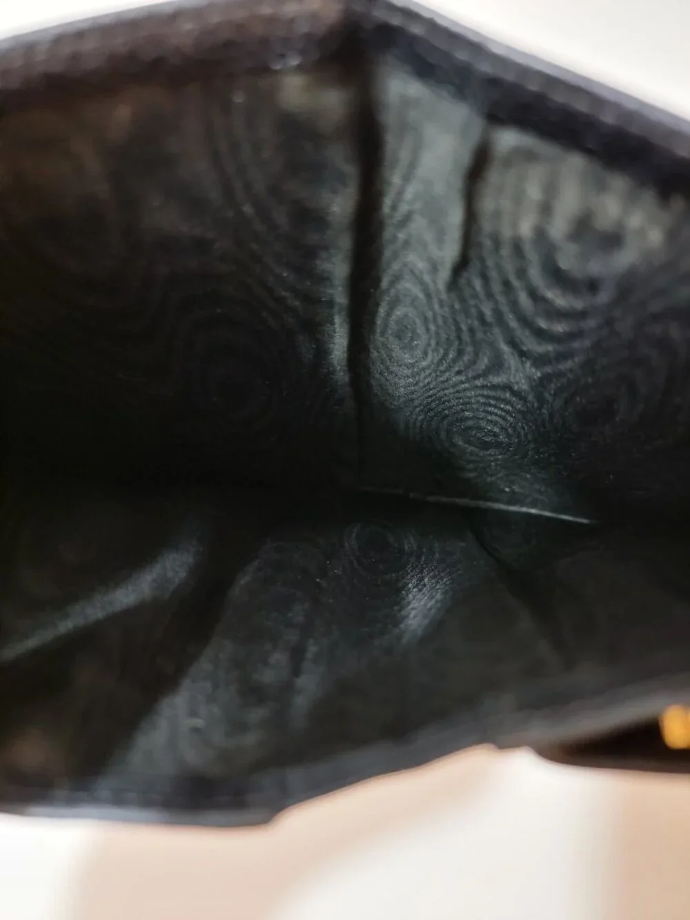 CHANEL Caviar Leather Long Wallet Kisslock Vintage Black CC Logo Made in France